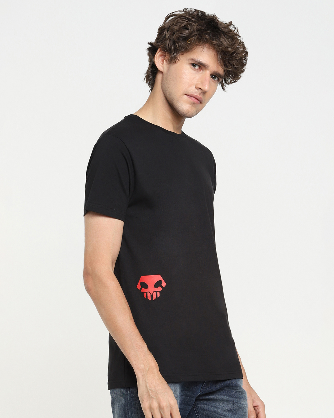 Shop Monster Round Neck Half Sleeve T-shirt-Back