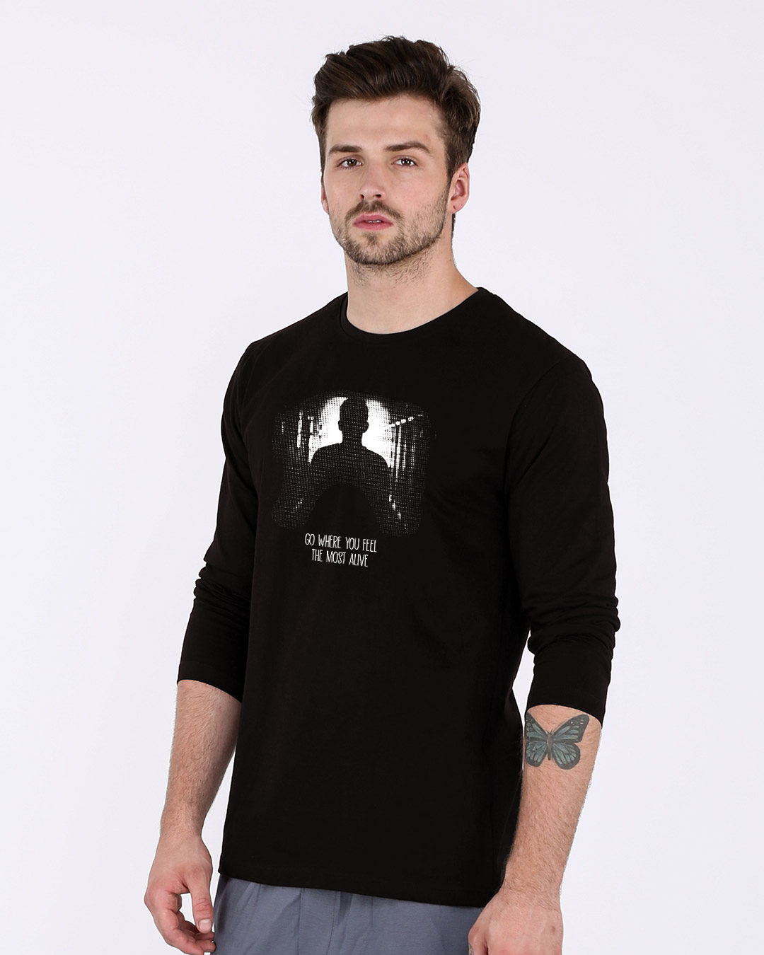 Shop Most Alive Full Sleeve T-Shirt-Back