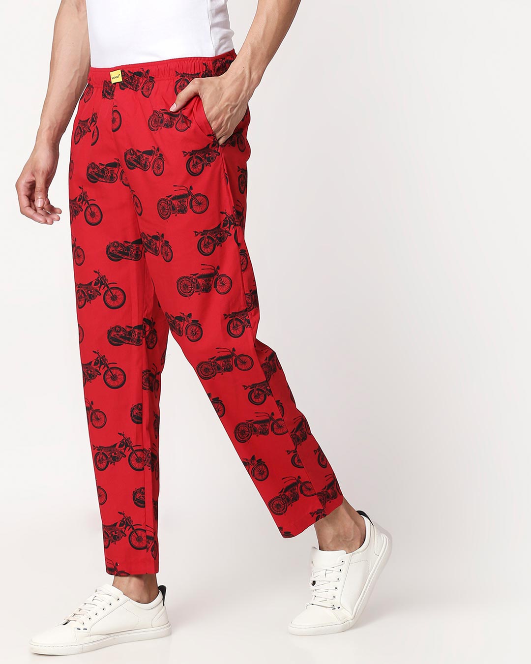 Shop Motor Way All Over Printed Pyjamas-Back