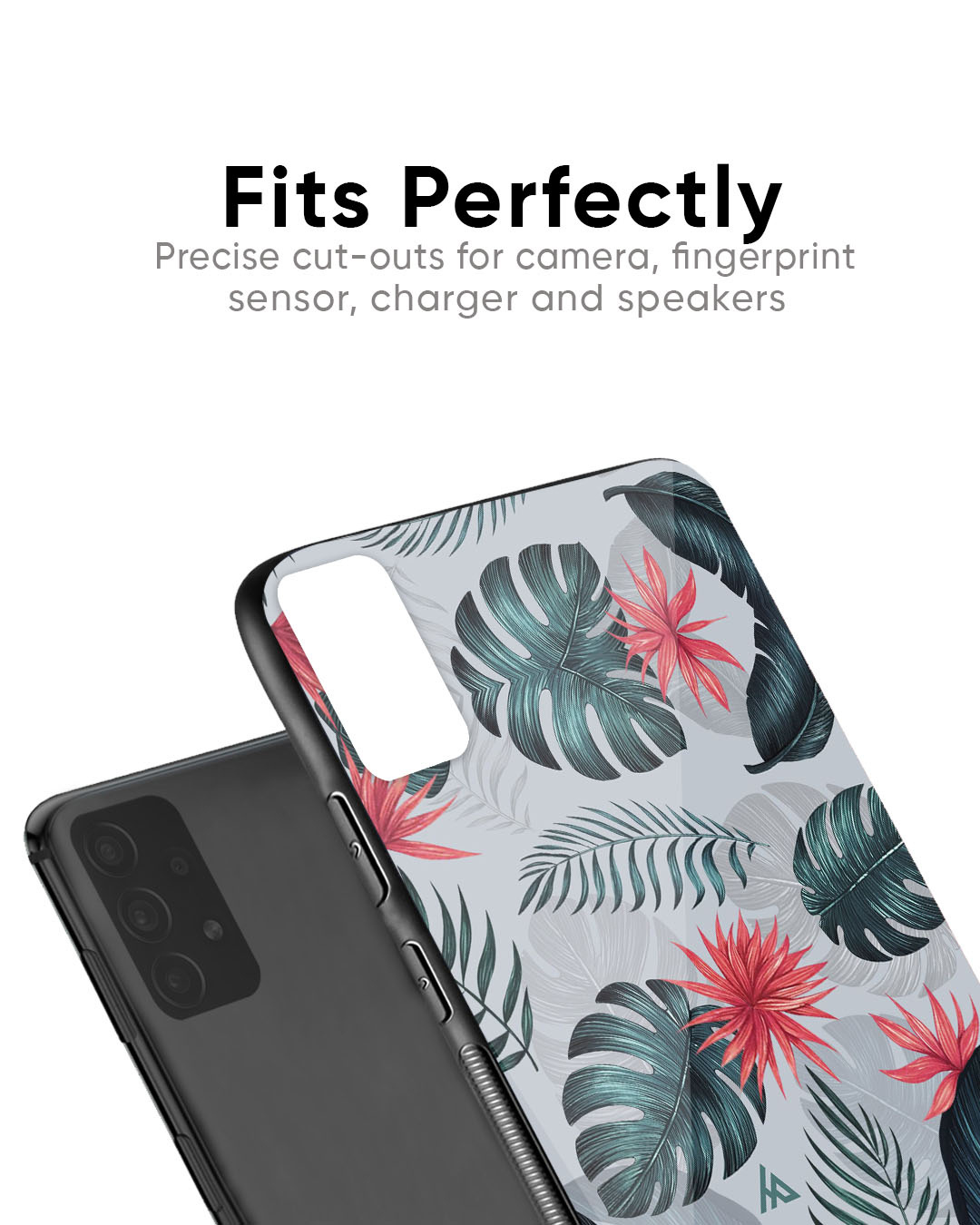 Shop Multicolor Retro Floral Leaf Printed Glass Back Case for Xiaomi Redmi Note 8 Pro-Back