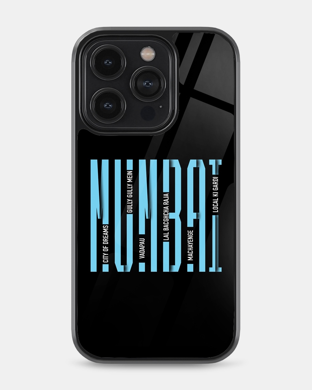 Buy Mumbai City Premium Glass Cover for Apple iPhone 14 Pro Online in