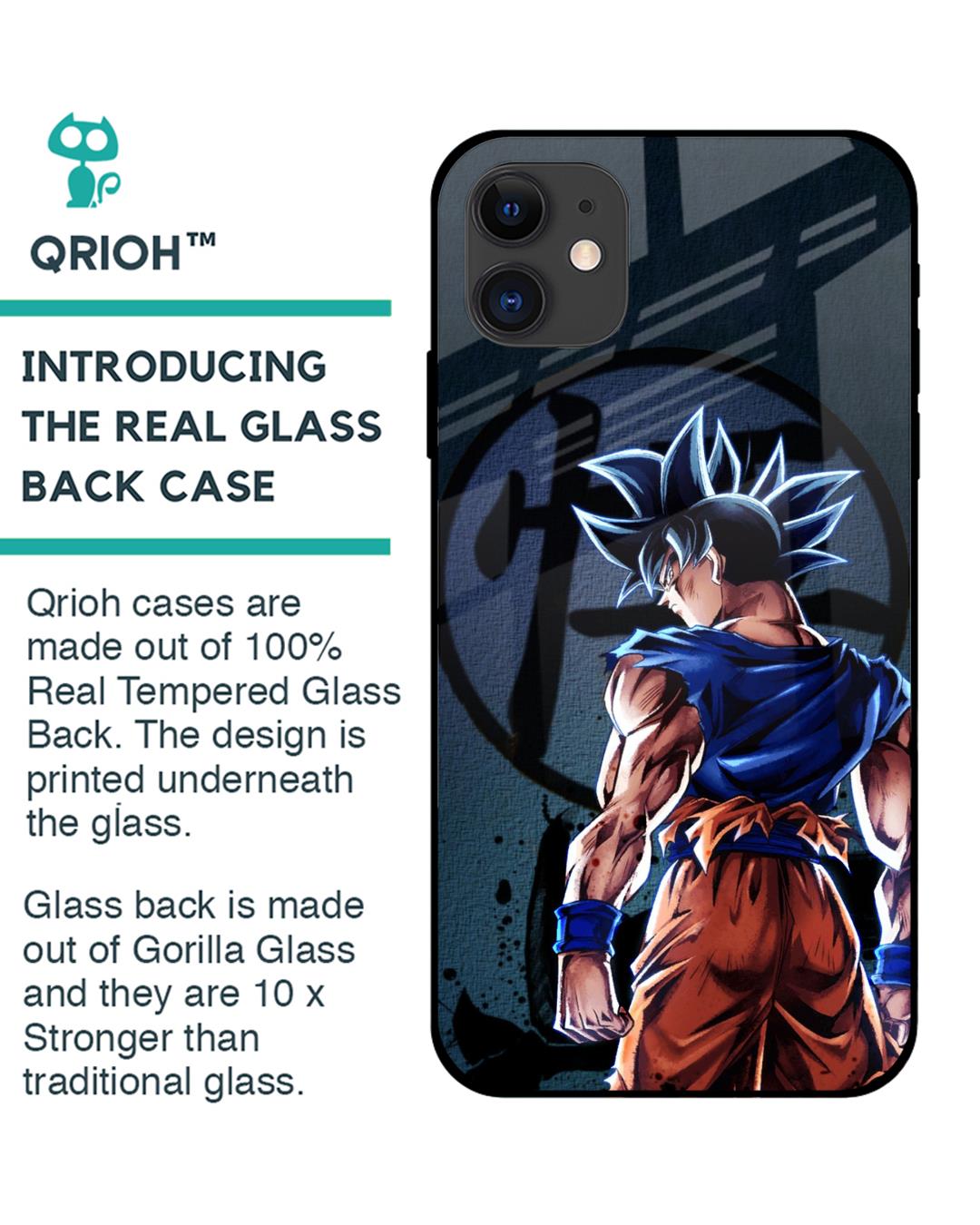 Shop Mundo Goku Premium Glass Case for Apple iPhone 12 Mini (Shock Proof,Scratch Resistant)-Back