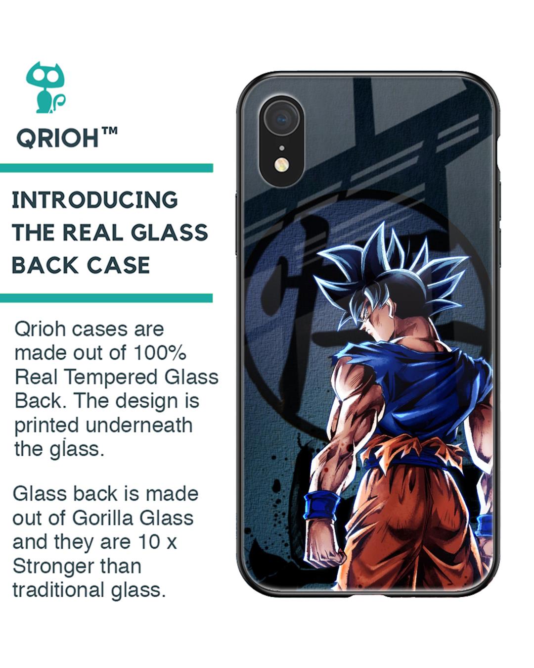 Shop Mundo Goku Premium Glass Case for Apple iPhone XR (Shock Proof,Scratch Resistant)-Back