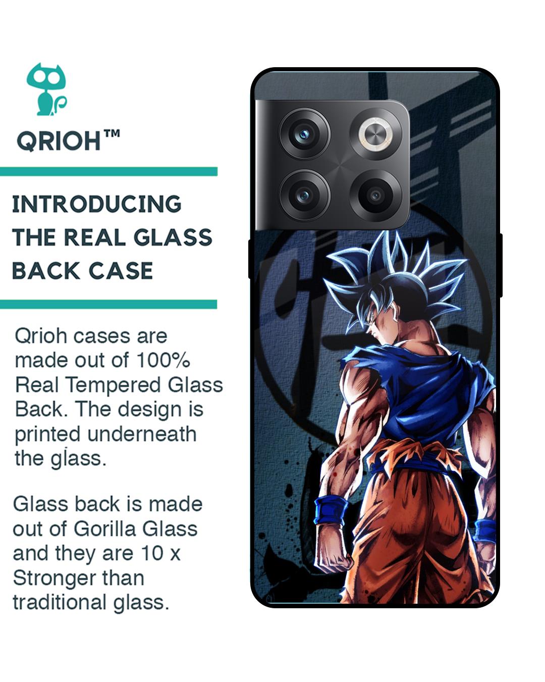 Shop Mundo Goku Premium Glass Case for Oneplus 10T 5G (Shock Proof,Scratch Resistant)-Back