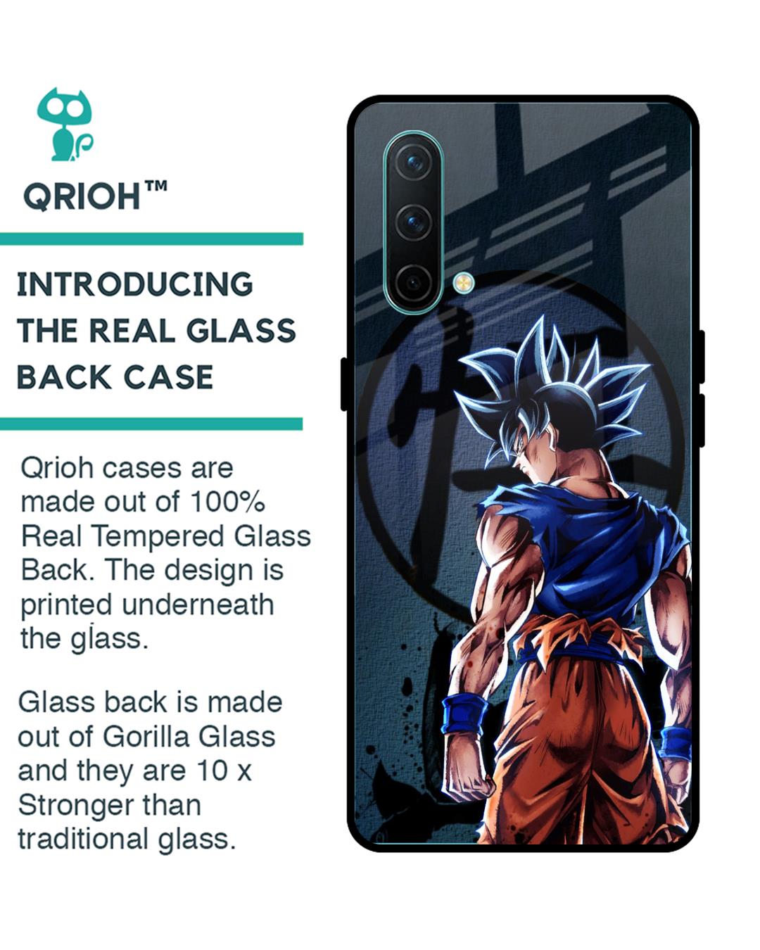 Shop Mundo Goku Premium Glass Case for OnePlus Nord CE 5G (Shock Proof,Scratch Resistant)-Back