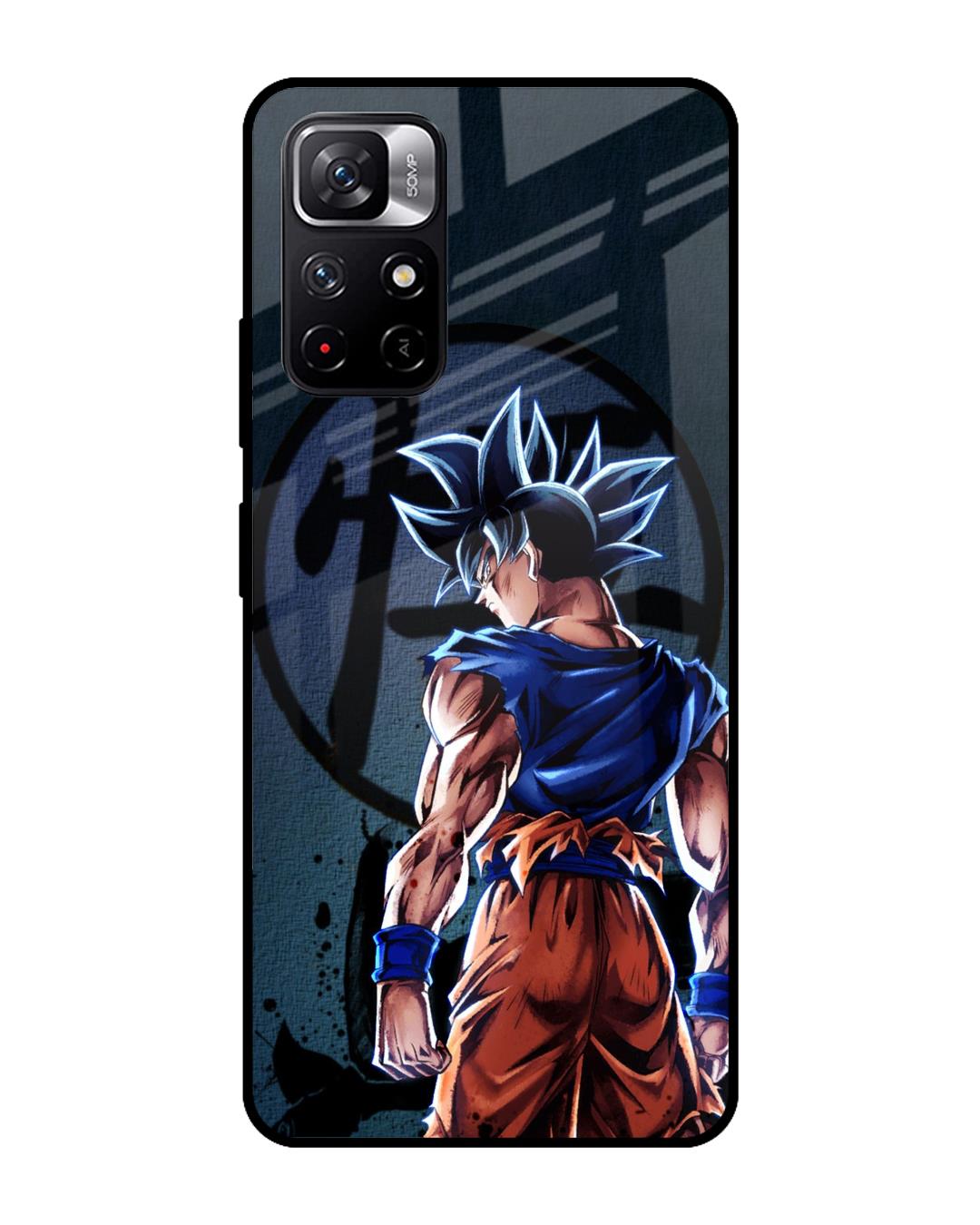 Buy Mundo Goku Premium Glass Case for Redmi Note 11T 5G (Shock Proof ...