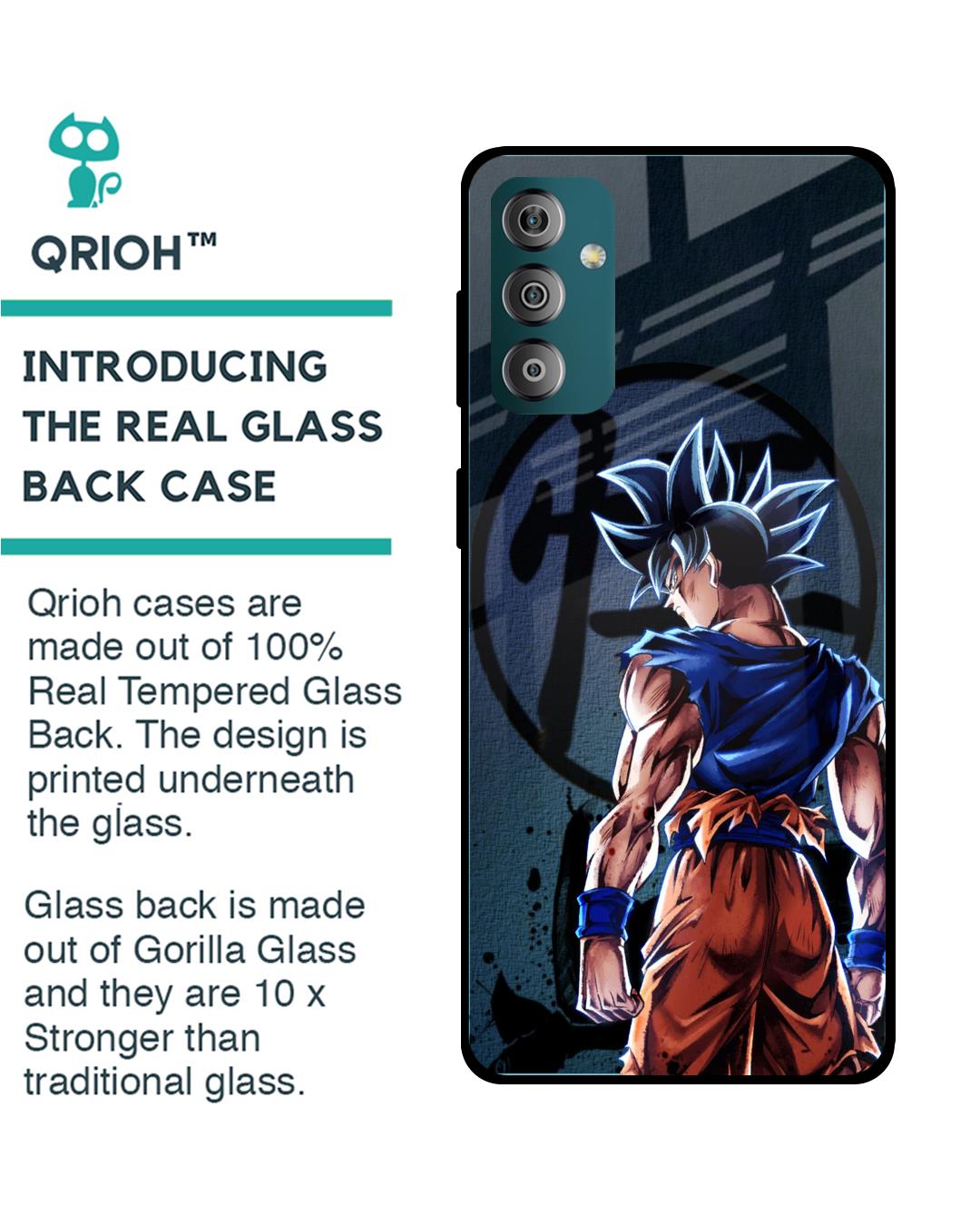 Shop Mundo Goku Premium Glass Case for Samsung Galaxy F23 5G (Shock Proof,Scratch Resistant)-Back