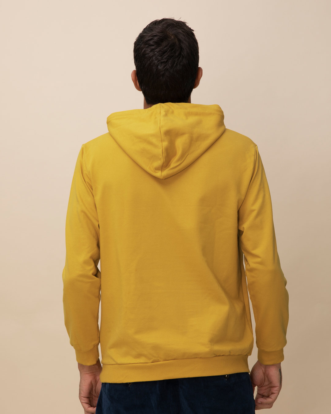 Buy Mustard Yellow Fleece Hoodies Online at Bewakoof