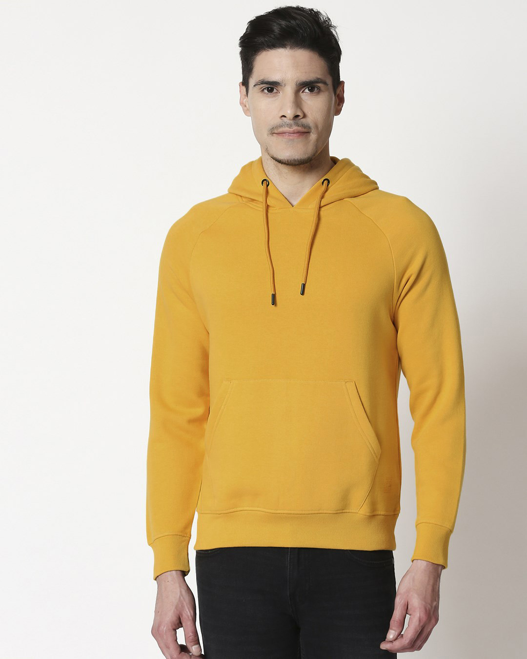

Mustard Yellow Hoodie Sweatshirt Men' Plain Hoodie Sweatshirt Bewakoof.com