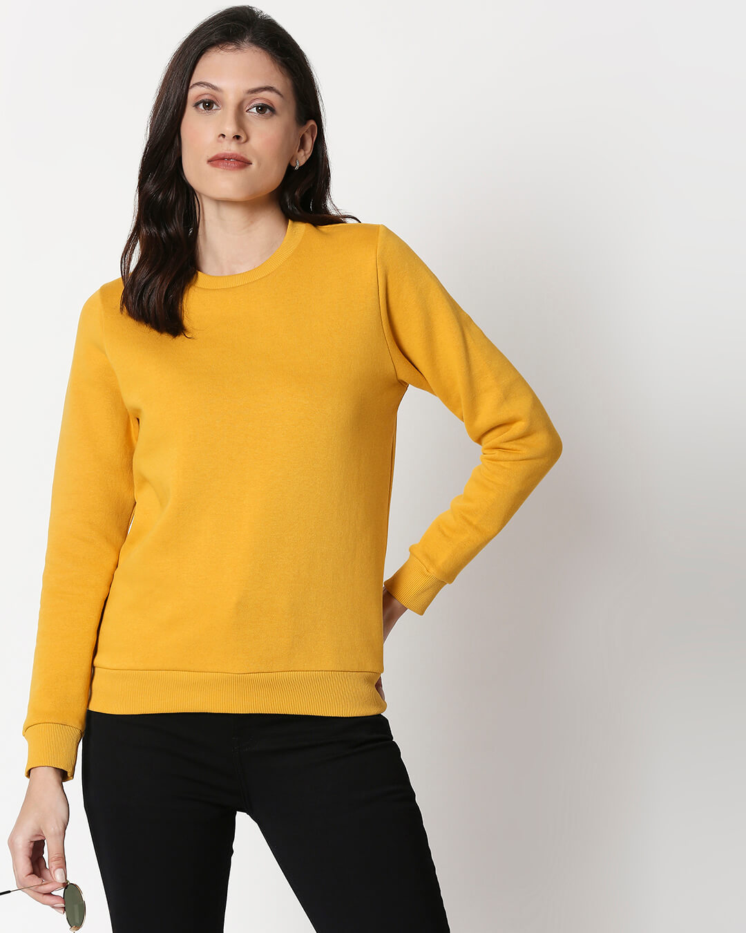 garage yellow sweater