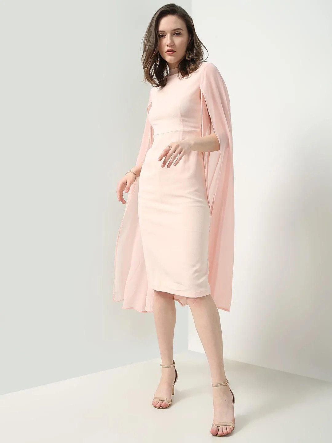 Shop Bodycon Pink Dress-Back