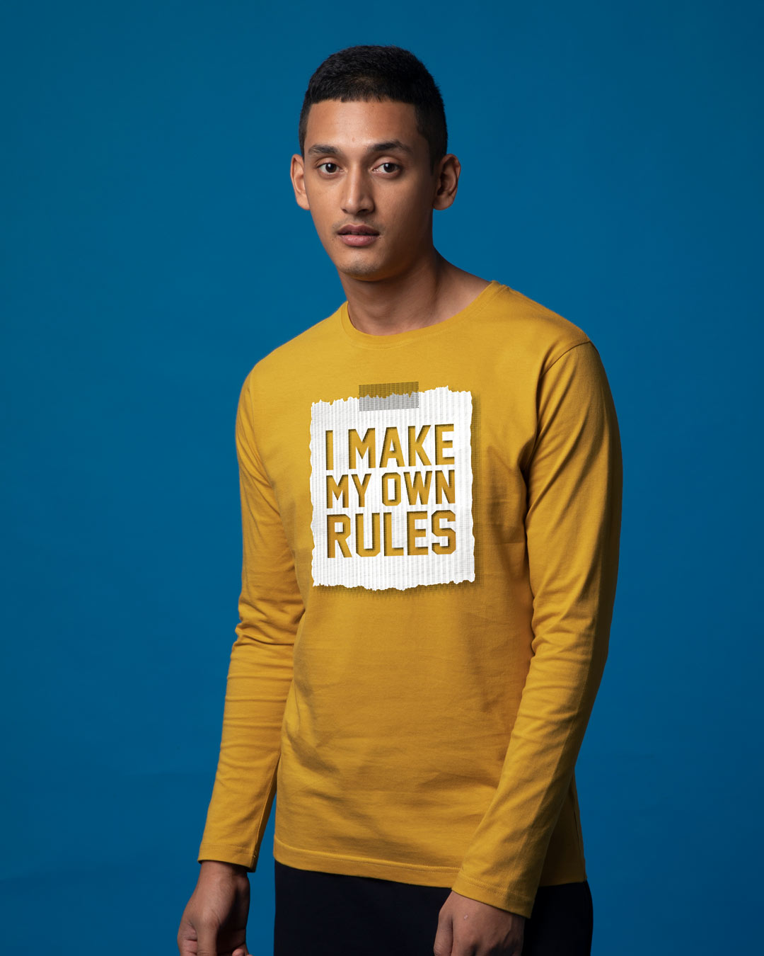 Shop My Own Rules Full Sleeve T-Shirt-Back