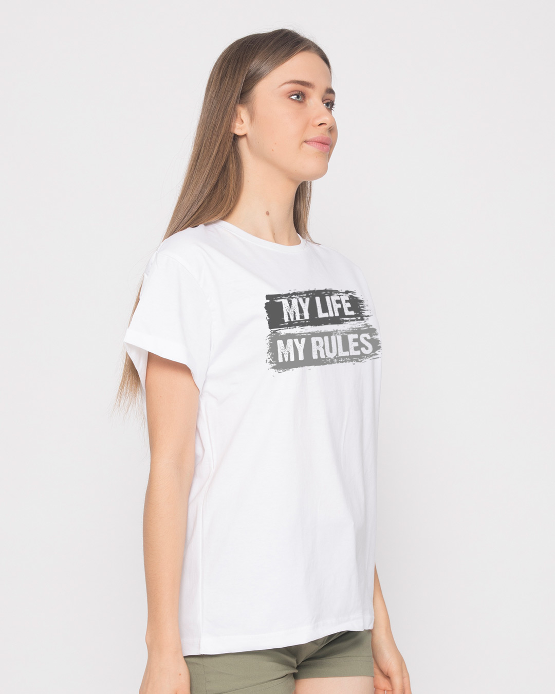 Shop My Rules Boyfriend T-Shirt-Back