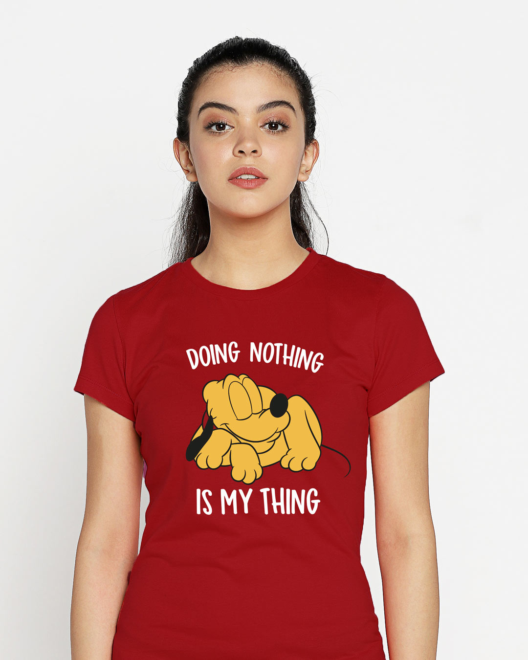 Shop My Thing Half Sleeve T-Shirt (DL) Bold Red-Back