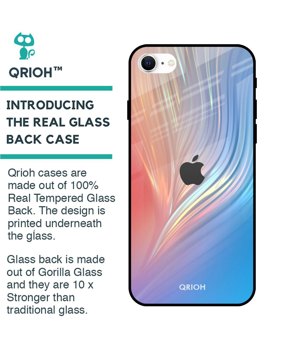 QRIOH Back Cover for Apple iPhone SE 2022 - QRIOH 