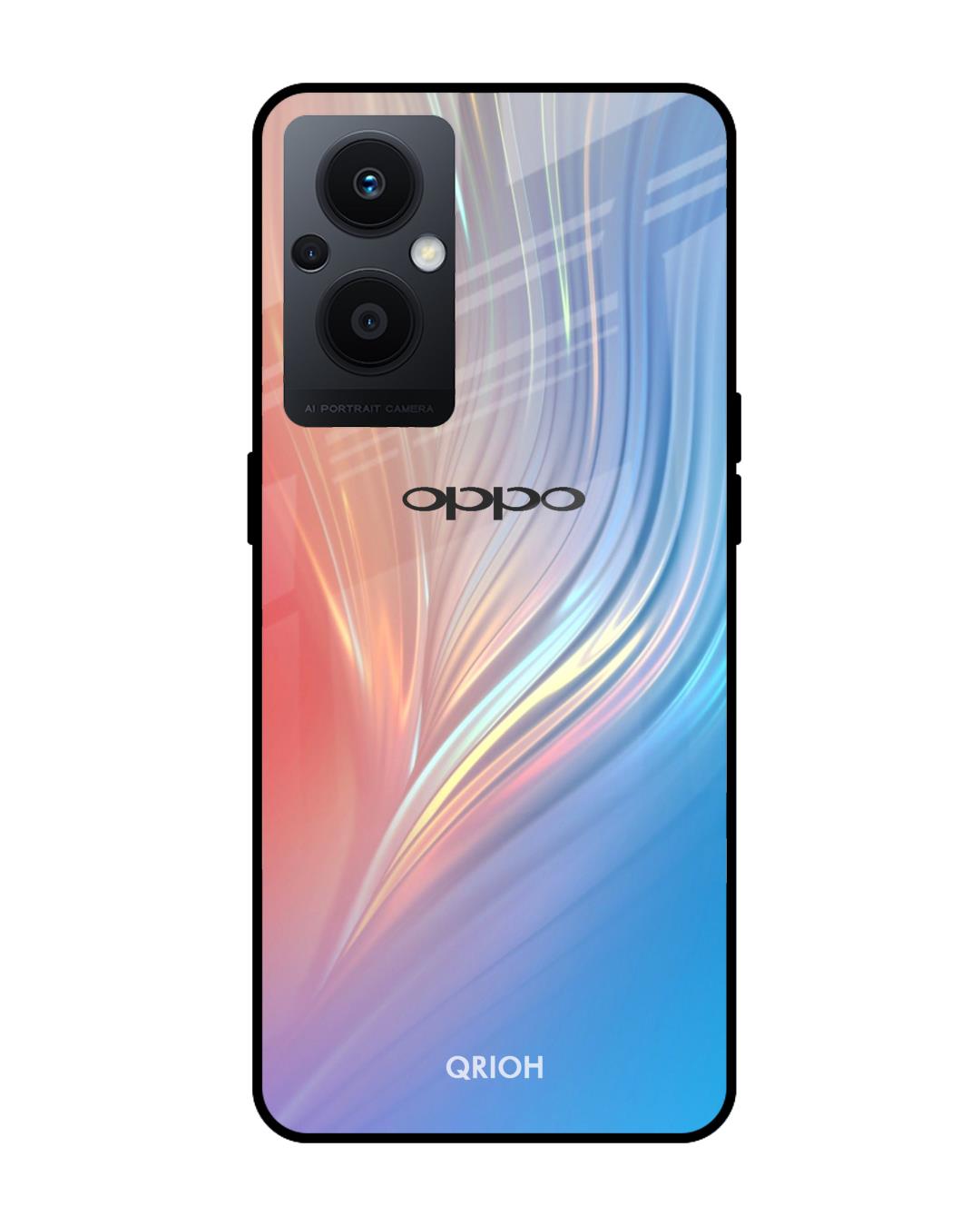 oppo f21pro aurora blue