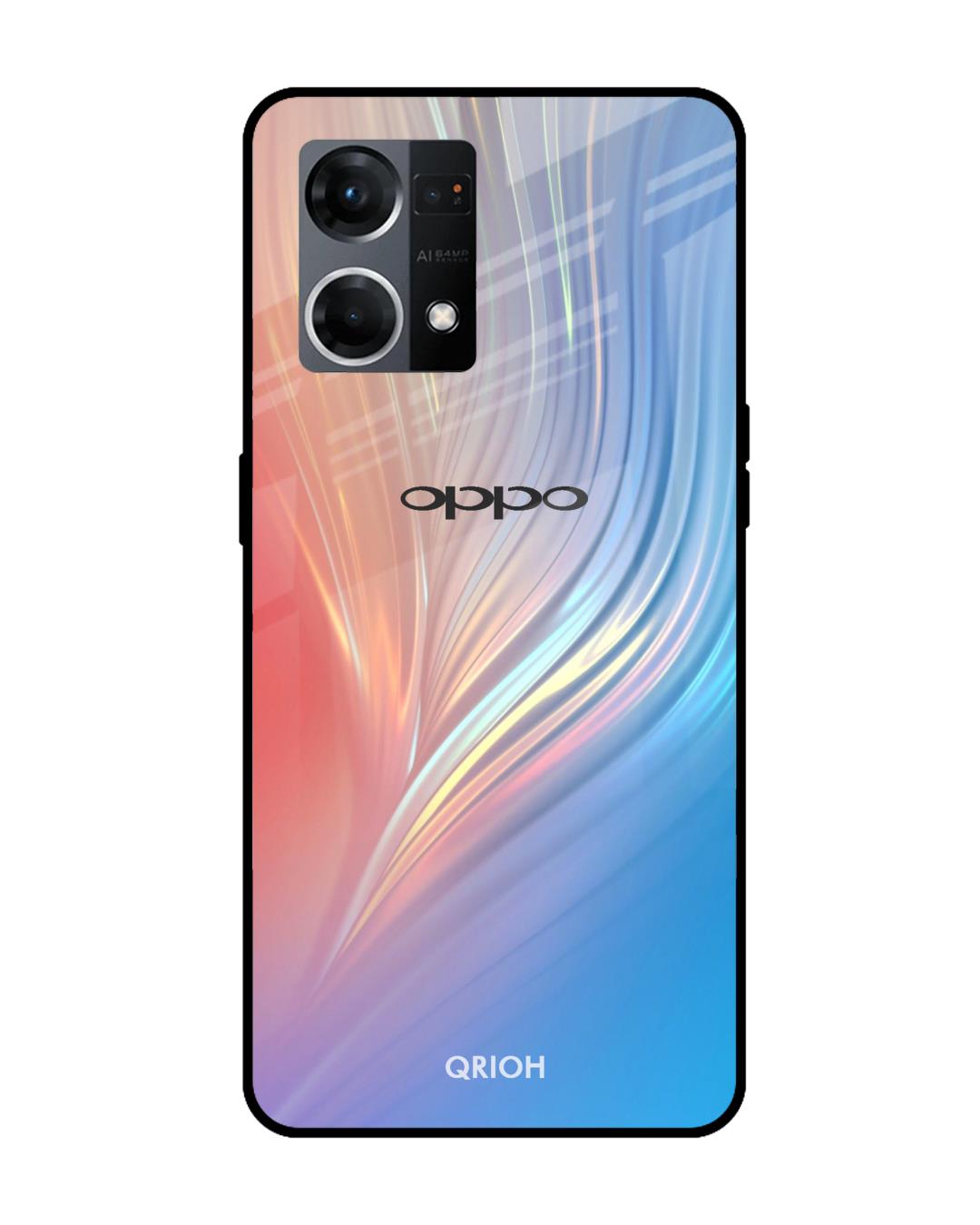 oppo f21pro aurora blue