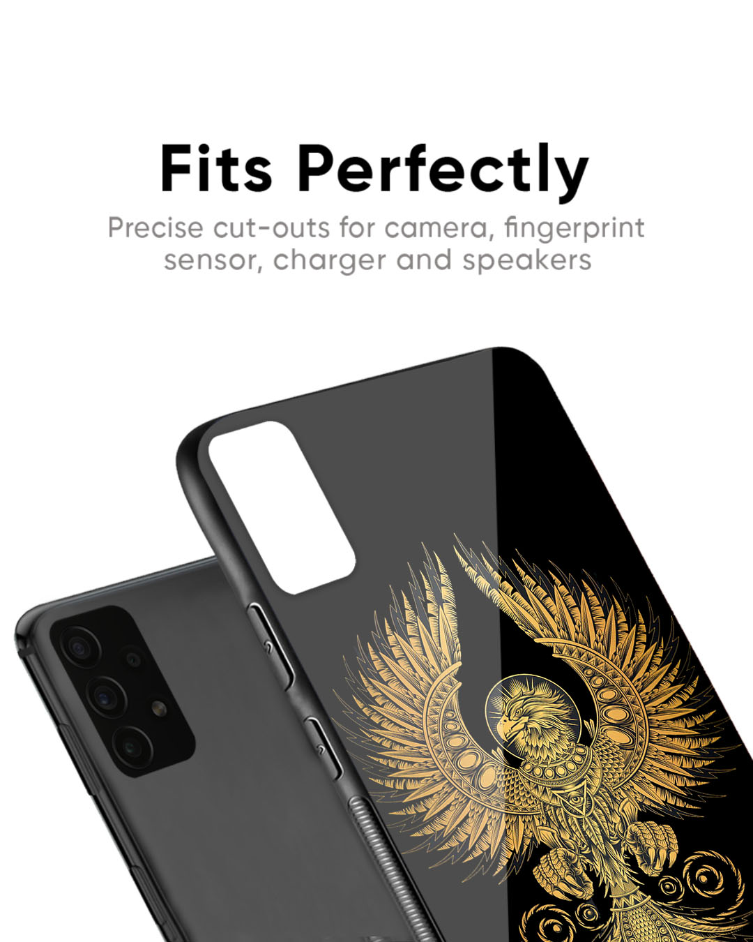 Shop Mythical Phoenix Art Premium Glass Case for Google Pixel 6a (Shock Proof, Scratch Resistant)-Back