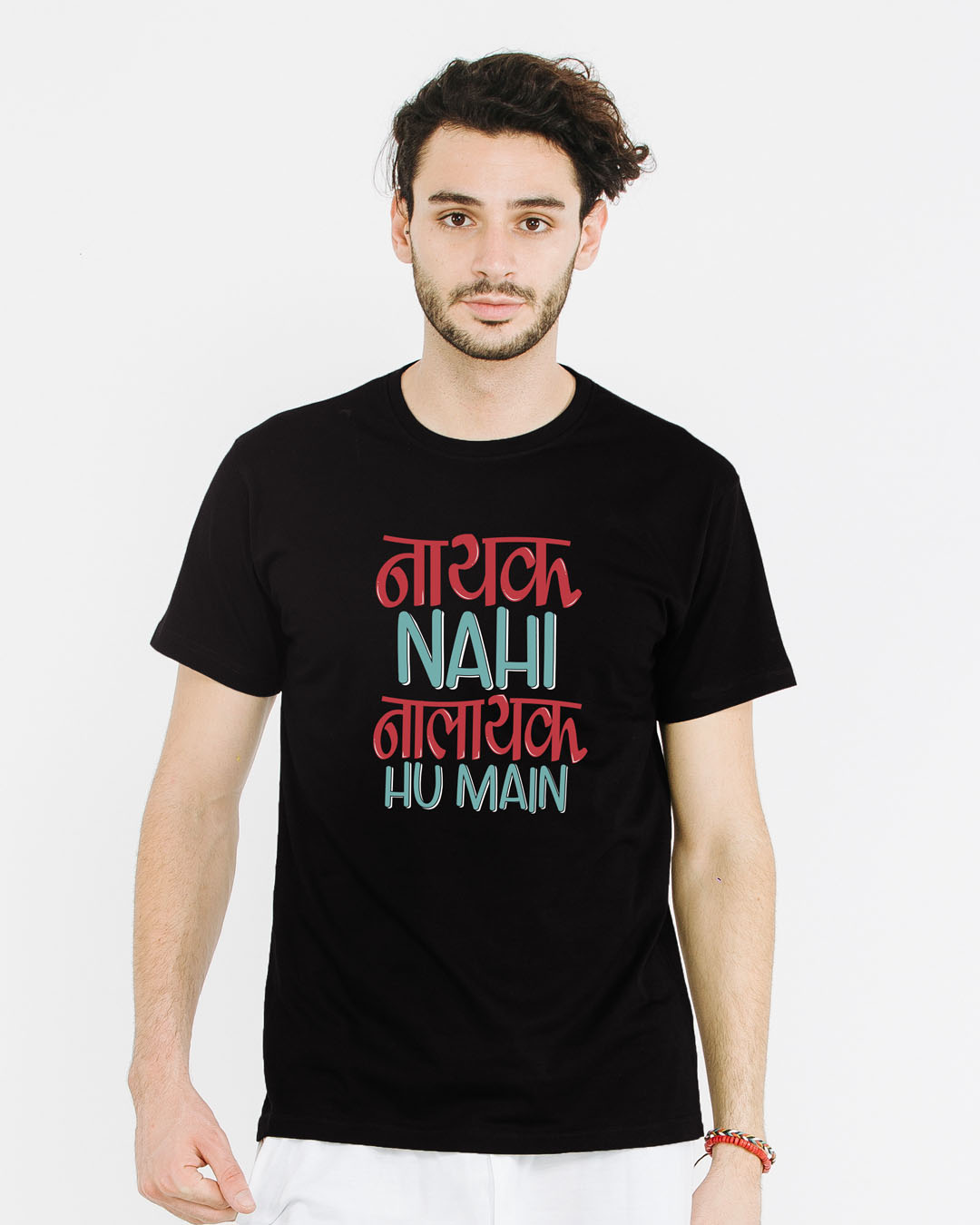 Shop Nalayak Hu Main Half Sleeve T-Shirt-Back