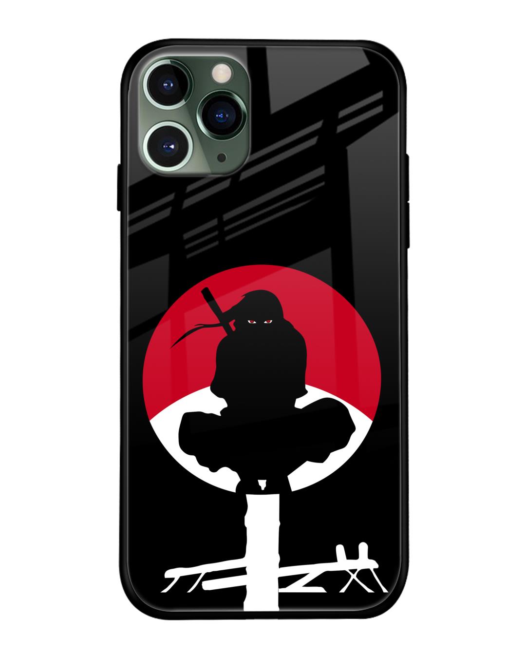 Buy Naruto Illustration Premium Glass Case for iPhone 11 Pro Max (Shock
