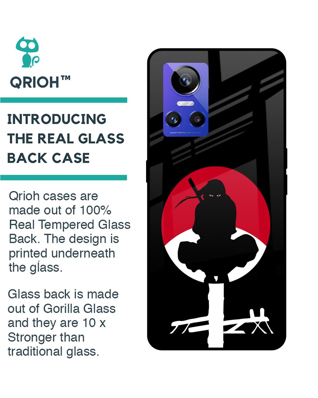 Shop Naruto Illustration Premium Glass Case for Realme GT Neo3(Shock Proof, Scratch Resistant)-Back