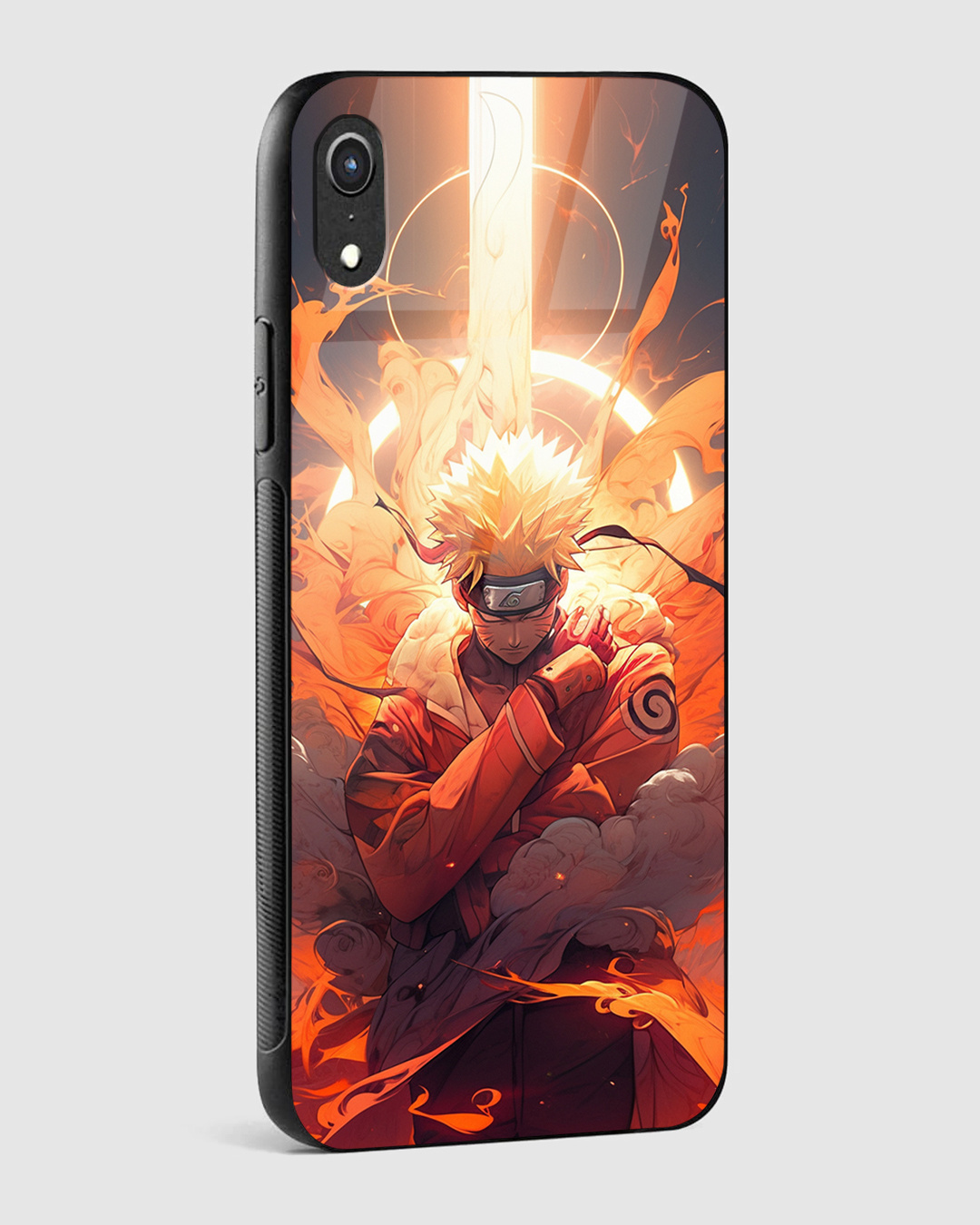 Shop Naruto Premium Glass Case for Apple iPhone XR-Back