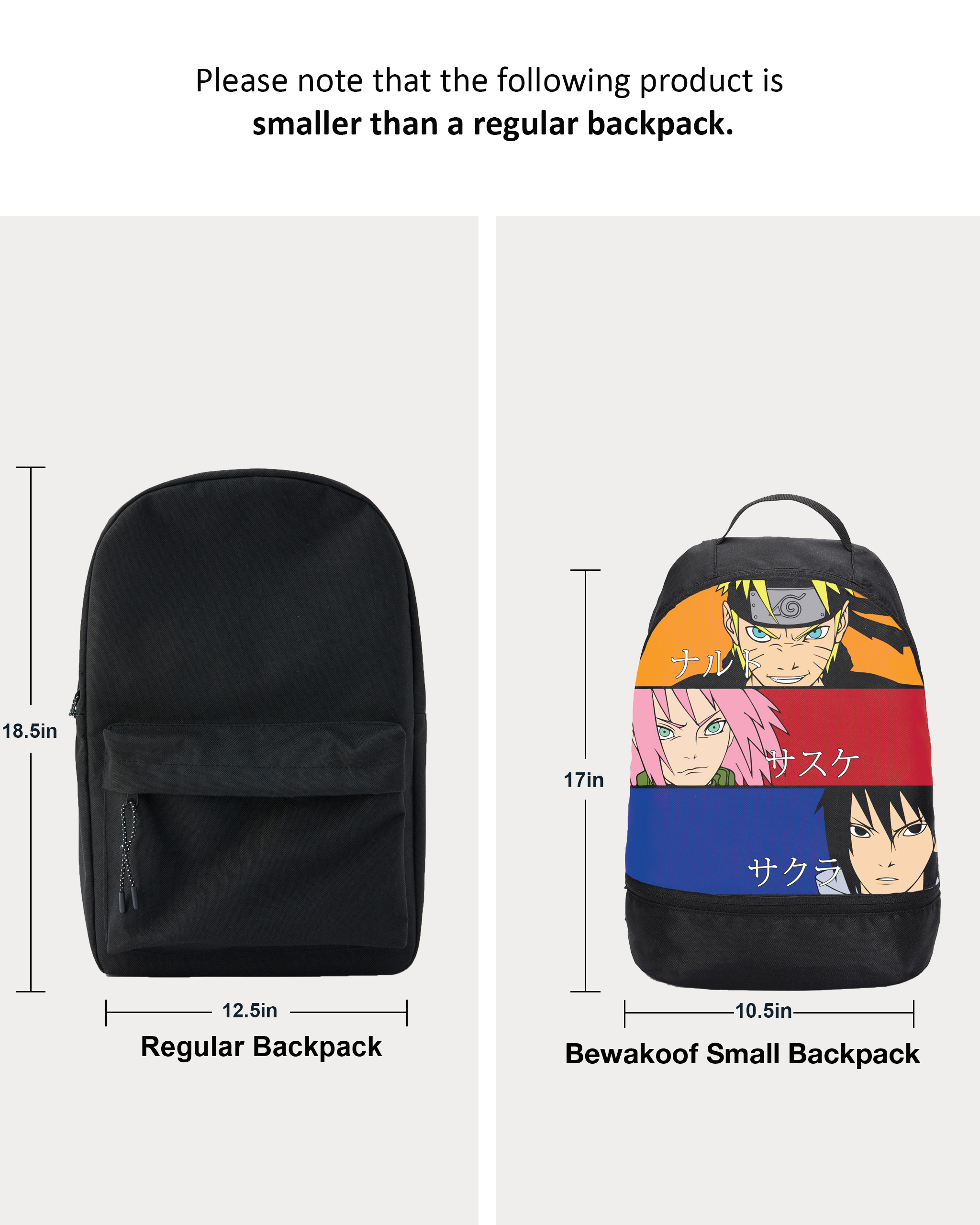 Akatsuki Red Clouds (Naruto Shippuden) Mini Backpack and Sharingan