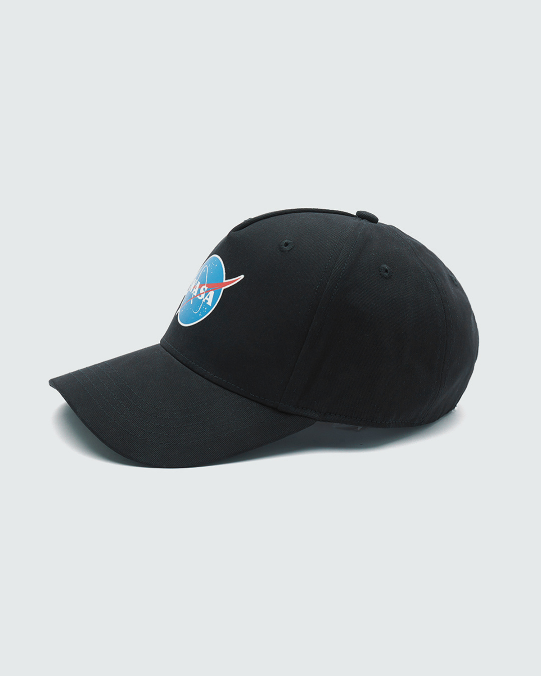 Shop Unisex Black Nasa Space Printed Baseball Cap-Back