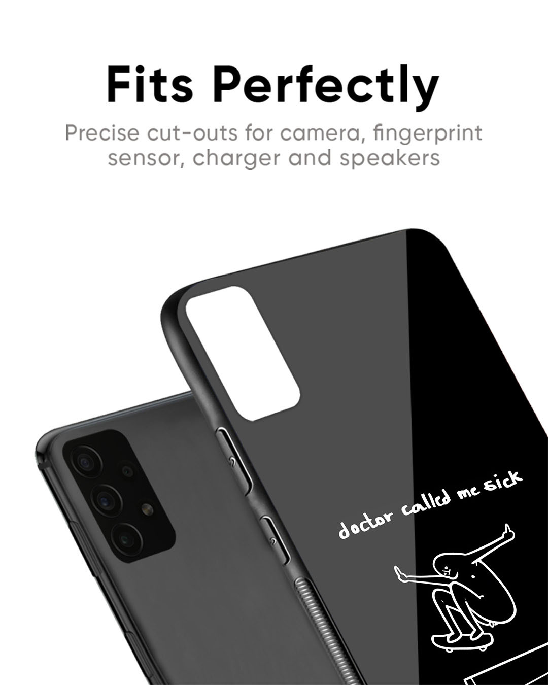 Shop Naughty Boy Premium Glass Case for Realme 12 Pro 5G(Shock Proof, Scratch Resistant)-Back