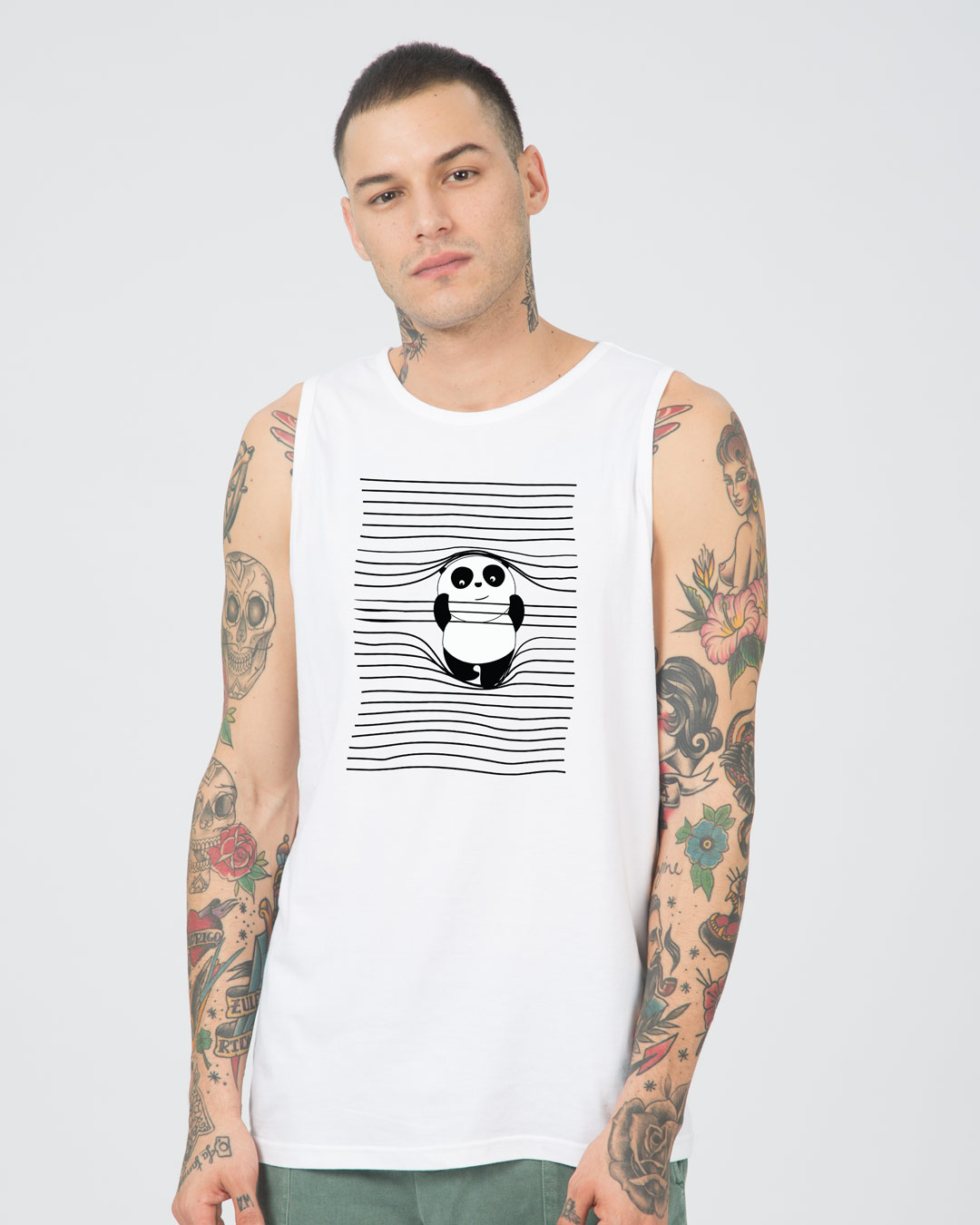 Shop Naughty Panda Vest-Back