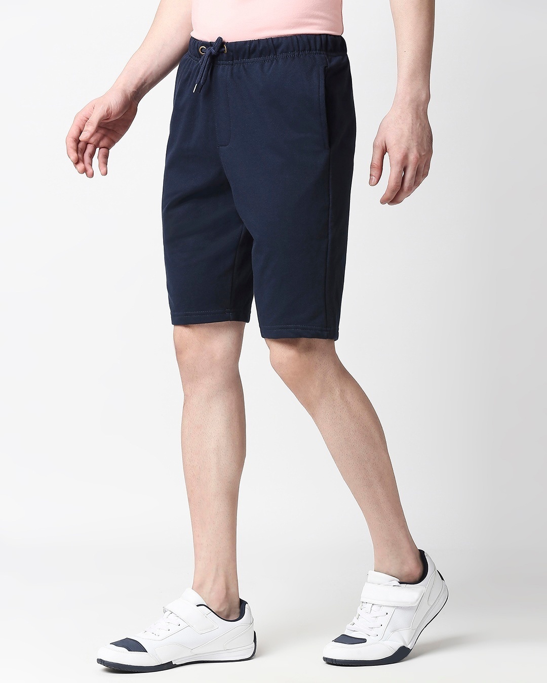 Shop Men's Navy Blue Shorts-Back