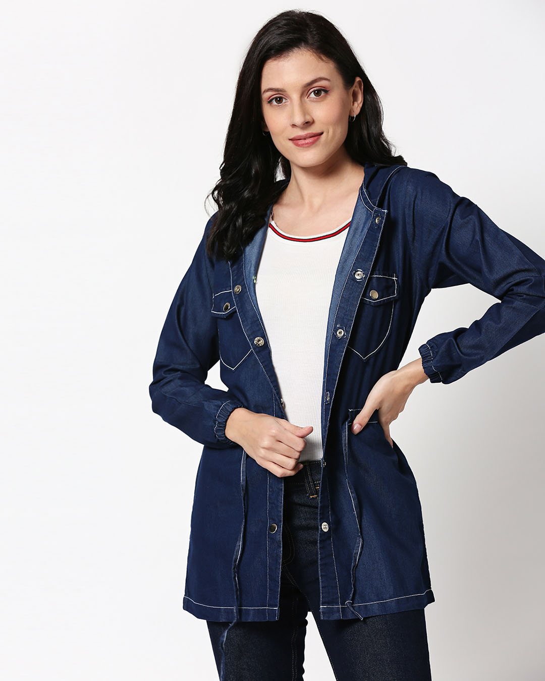 navy lightweight parka