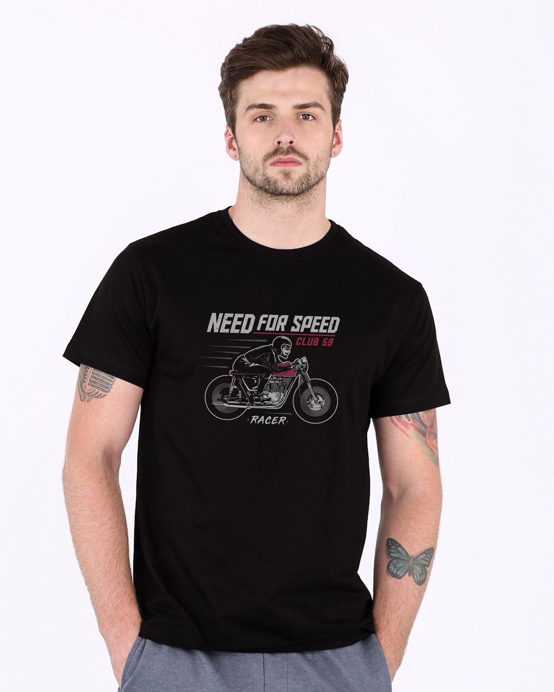 Shop Need For Speed Half Sleeve T-Shirt-Back