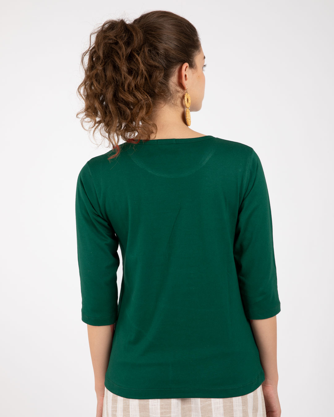 Shop Need Love Round Neck 3/4th Sleeve T-Shirt-Back