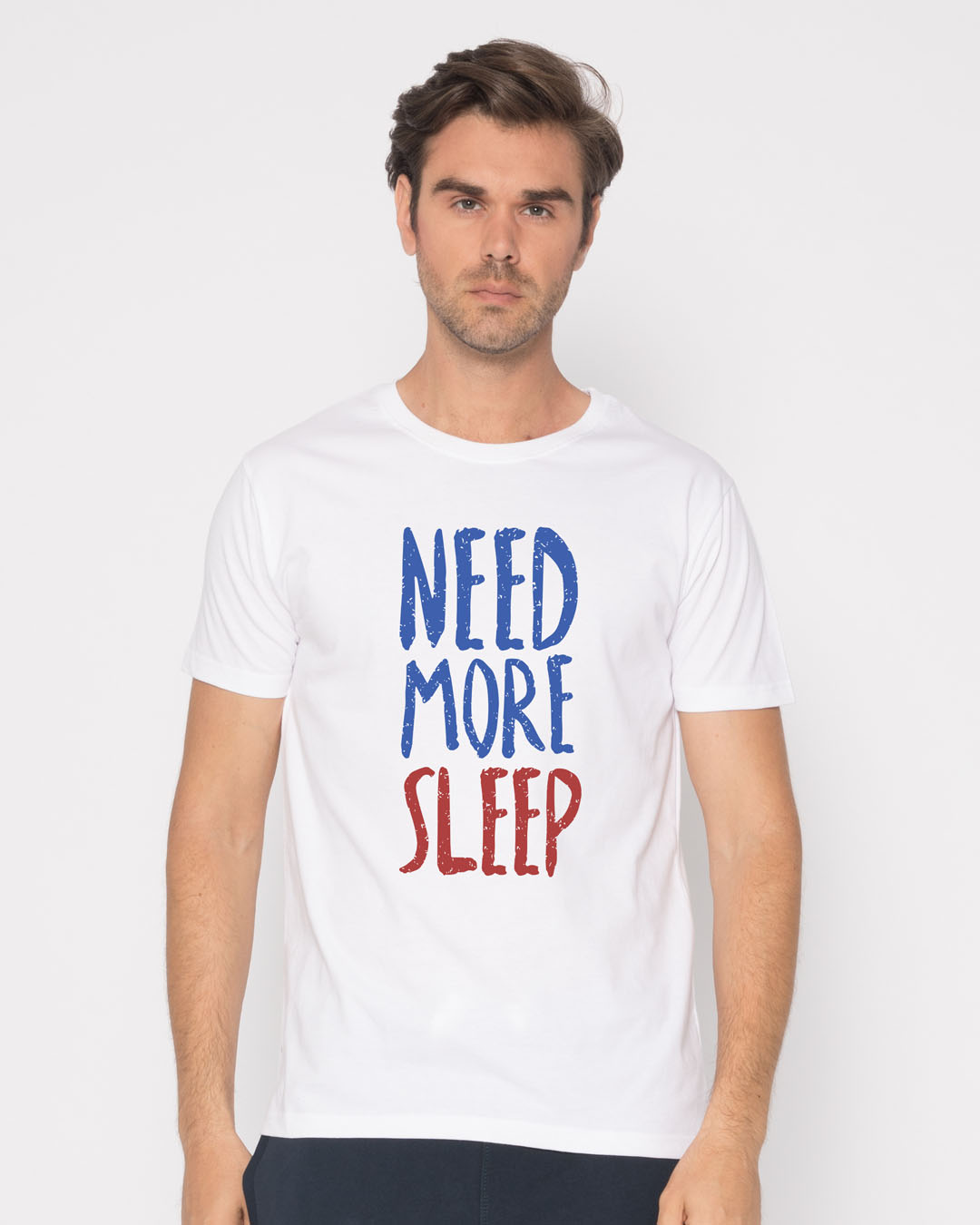 Shop Need Sleep Half Sleeve T-Shirt-Back