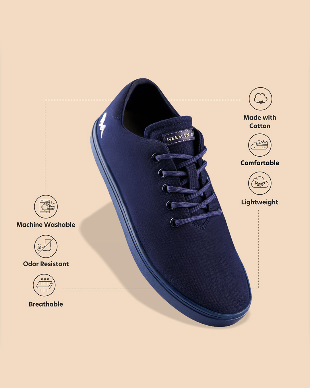 cotton classic sneaker