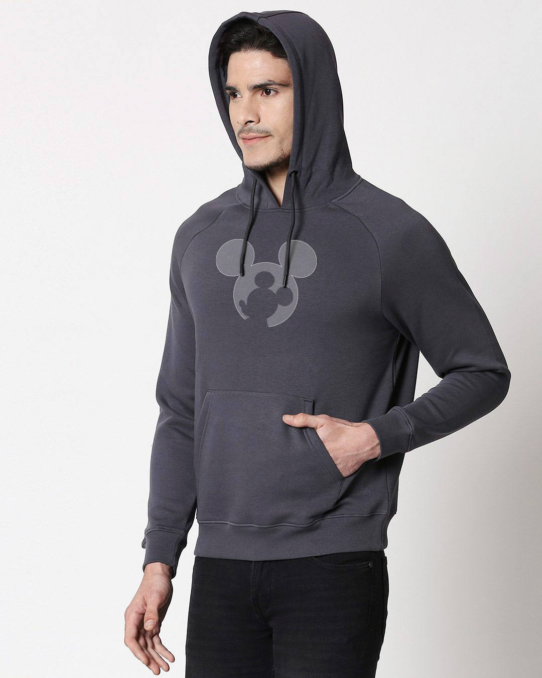 Shop Negative Mouse Hoodie Sweatshirt-Back
