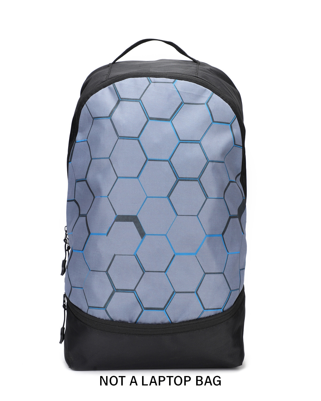 Shop Neon 3D Six-Sided Polygon Small Backpack-Back