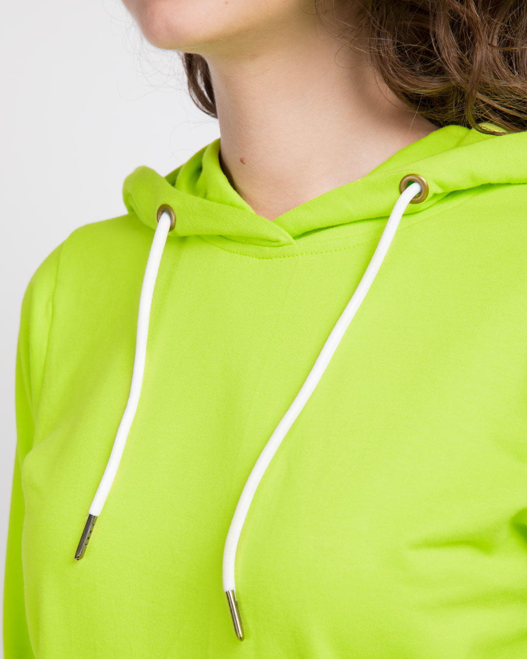 Neon green hoodie online for girls