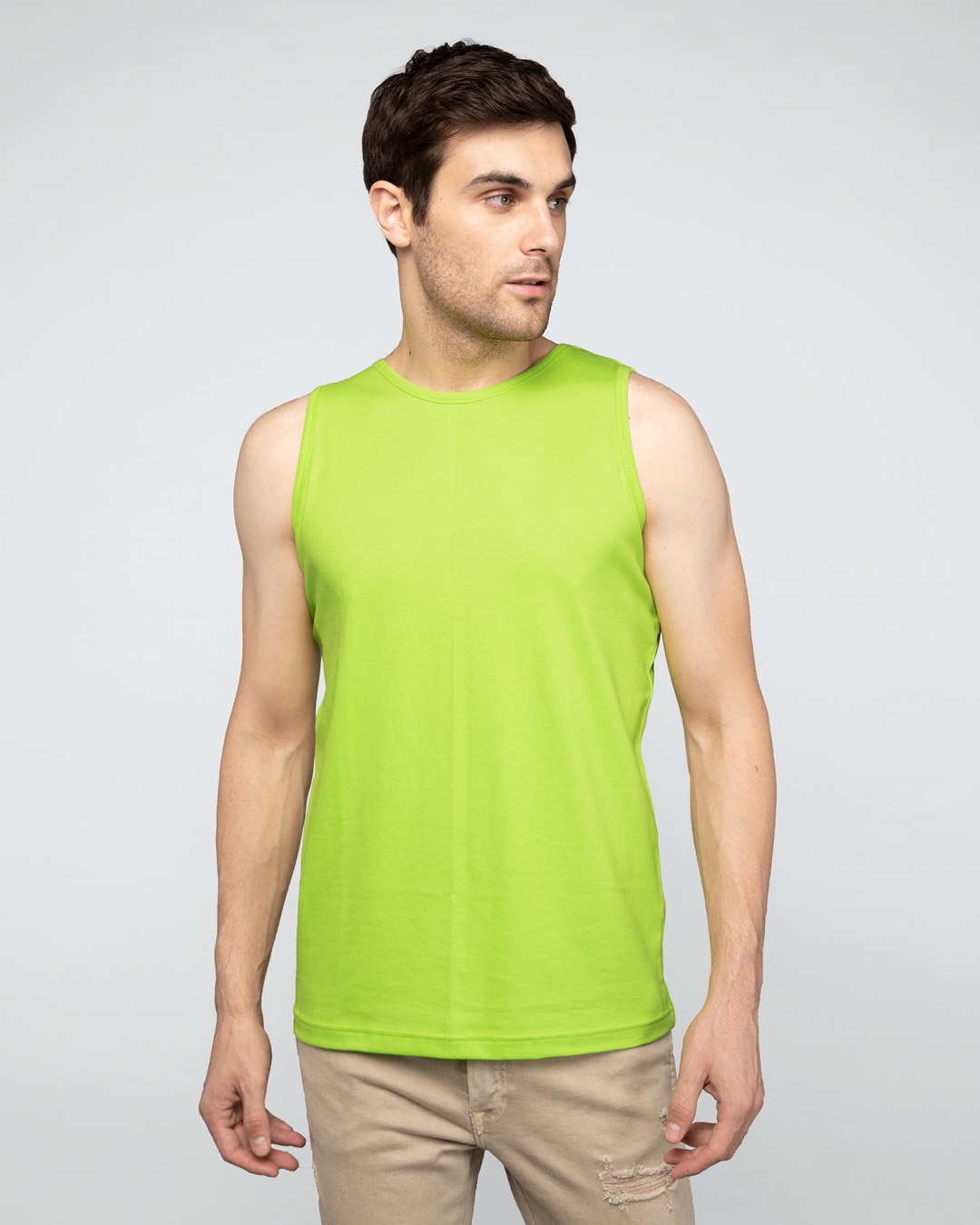 Buy Neon Green Vest for Men green Online at Bewakoof