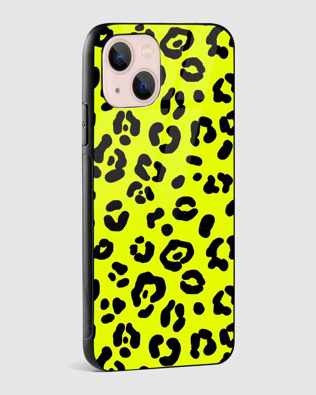 Shop Neon Leopard Y2K Premium Glass Case for Apple iPhone 15 Plus-Back