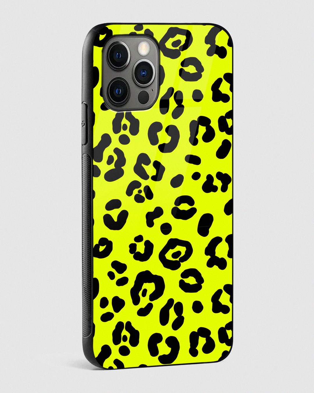 Shop Neon Leopard Y2K Premium Glass Case for Apple iPhone 15 Pro Max-Back