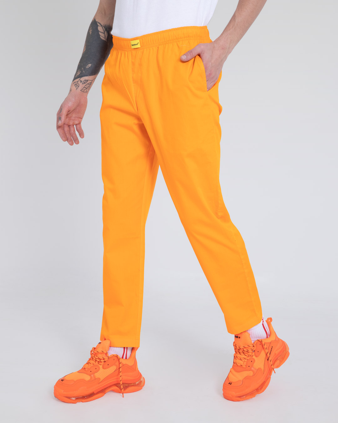 Shop Men's Orange Pyjamas-Back
