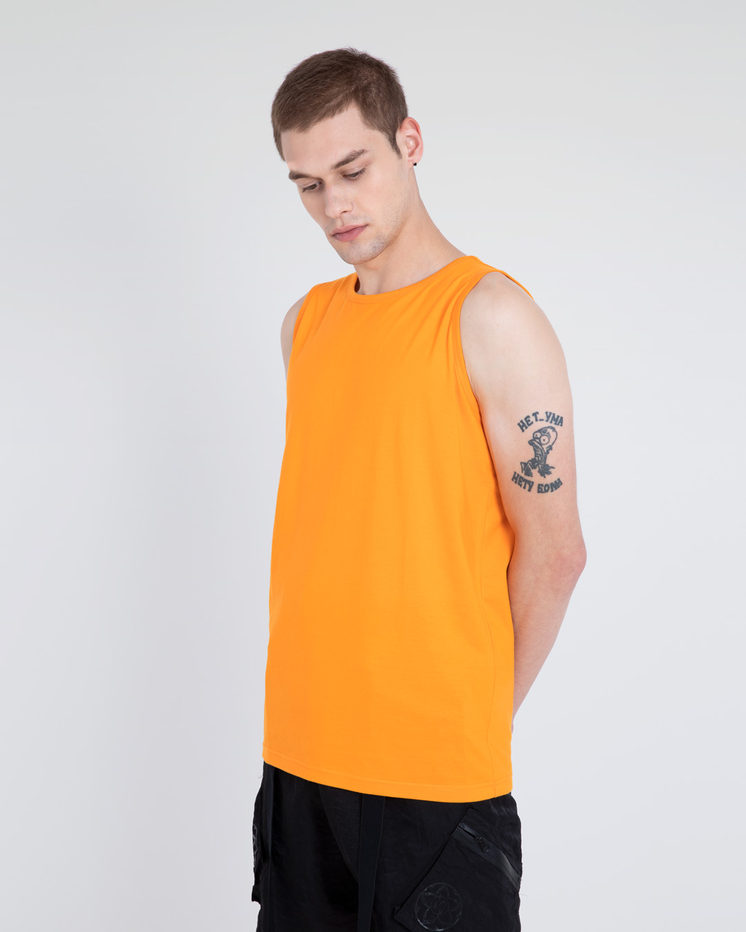 Shop Neon Orange Vest-Back