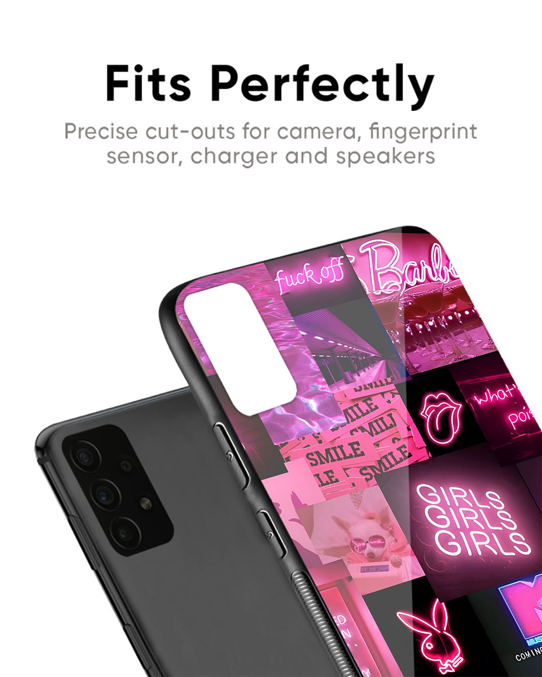 Shop Night Life Premium Glass Case for OnePlus 7T (Shock Proof, Scratch Resistant)-Back