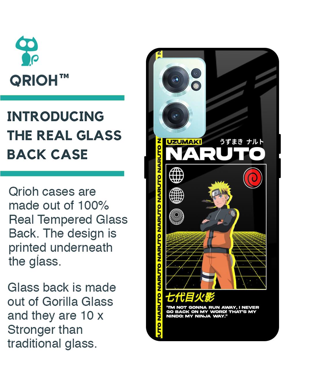 Shop Ninja Way Premium Glass Case for OnePlus Nord CE 2 5G (Shock Proof,Scratch Resistant)-Back