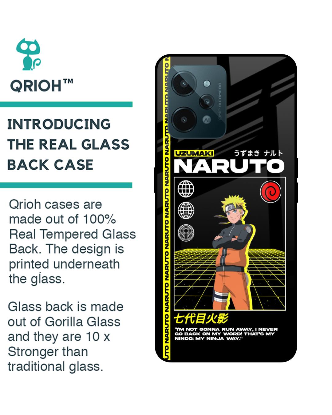 Shop Ninja Way Premium Glass Case for Realme C31(Shock Proof, Scratch Resistant)-Back