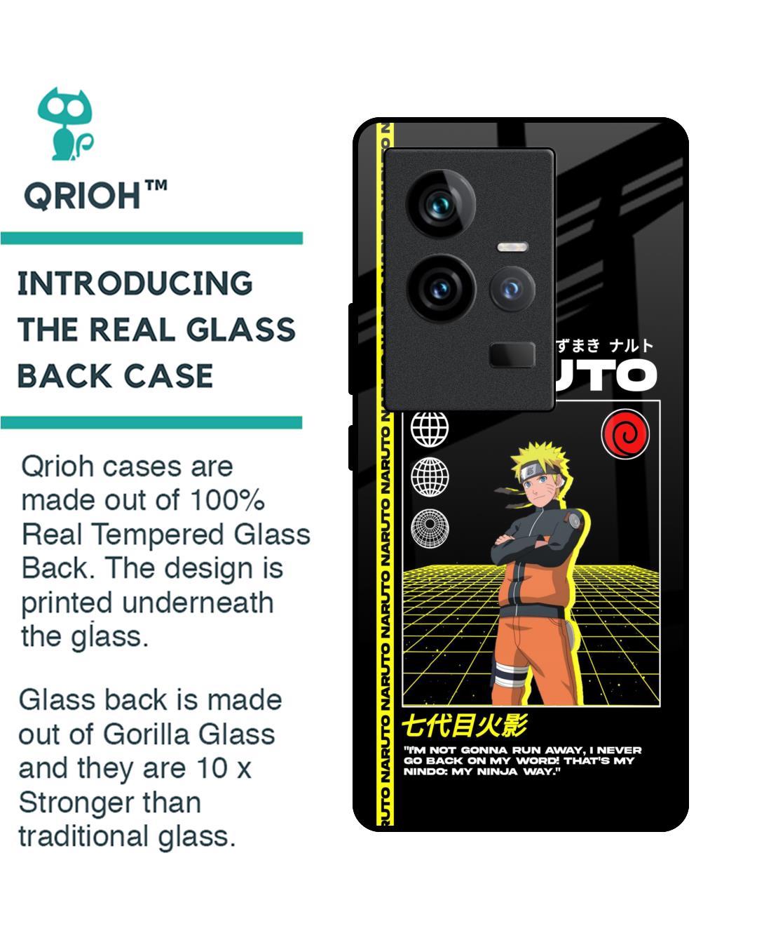 Shop Ninja Way Premium Glass Case for Vivo iQOO 11 (Shock Proof,Scratch Resistant)-Back