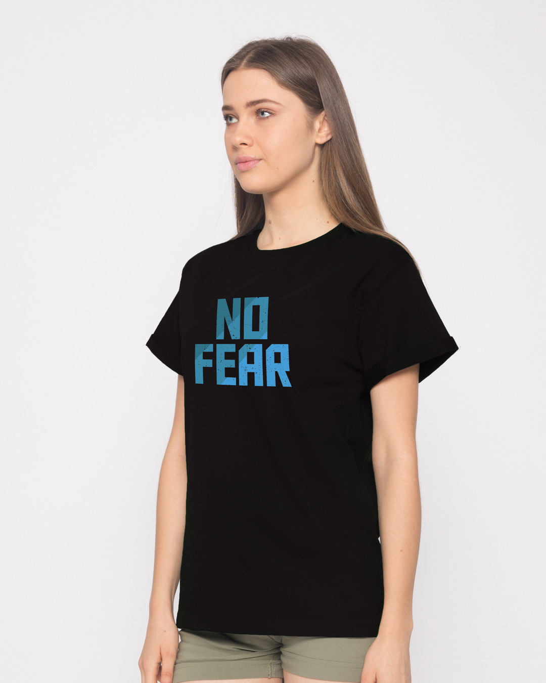 Shop No Fear Boyfriend T-Shirt-Back