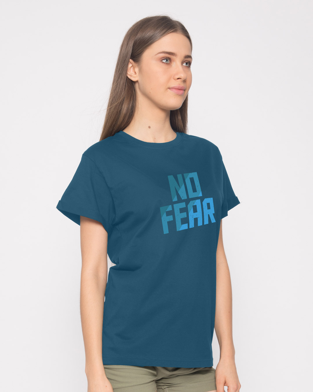 Shop No Fear Boyfriend T-Shirt-Back